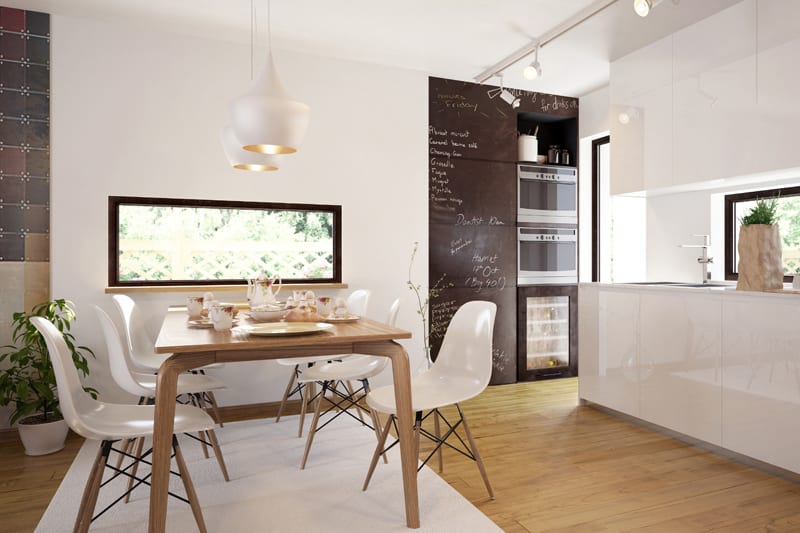 New kitchen in modern home