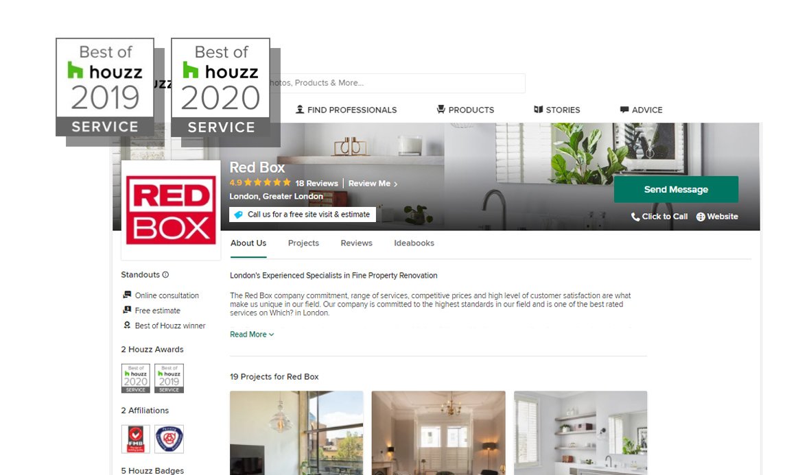 Houzz Award - Redbox