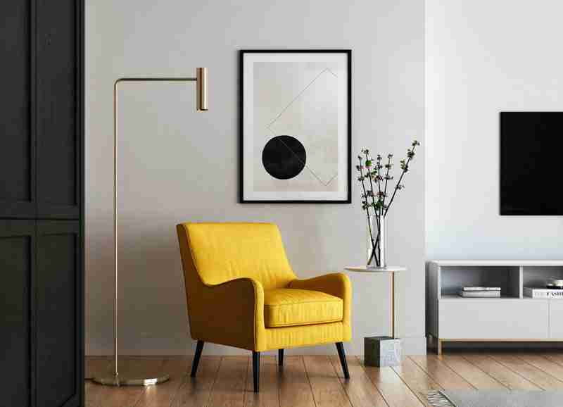 yellow chair yellow chair