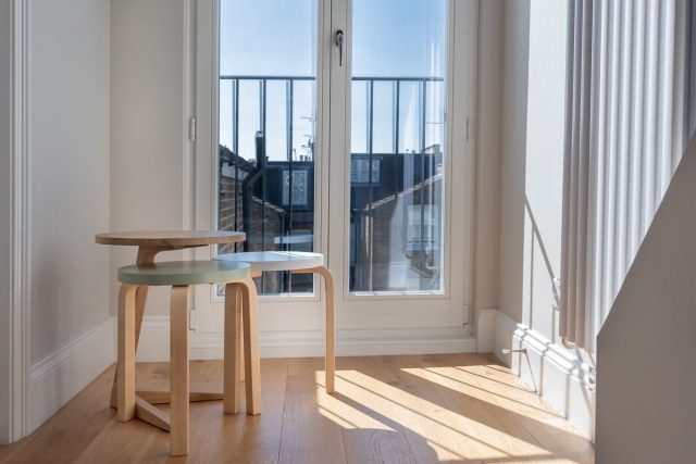 Balcony in conversion